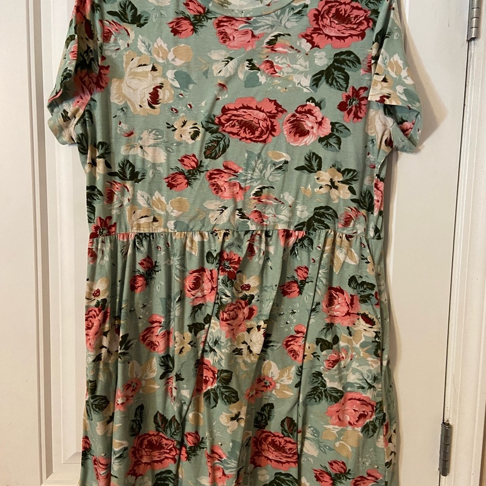 Women’s Hazel Blues Brand Floral Dress XXL